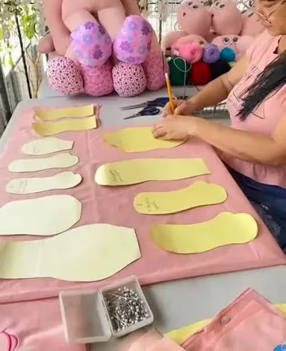 Produção de Ursinhos de Pelúcia