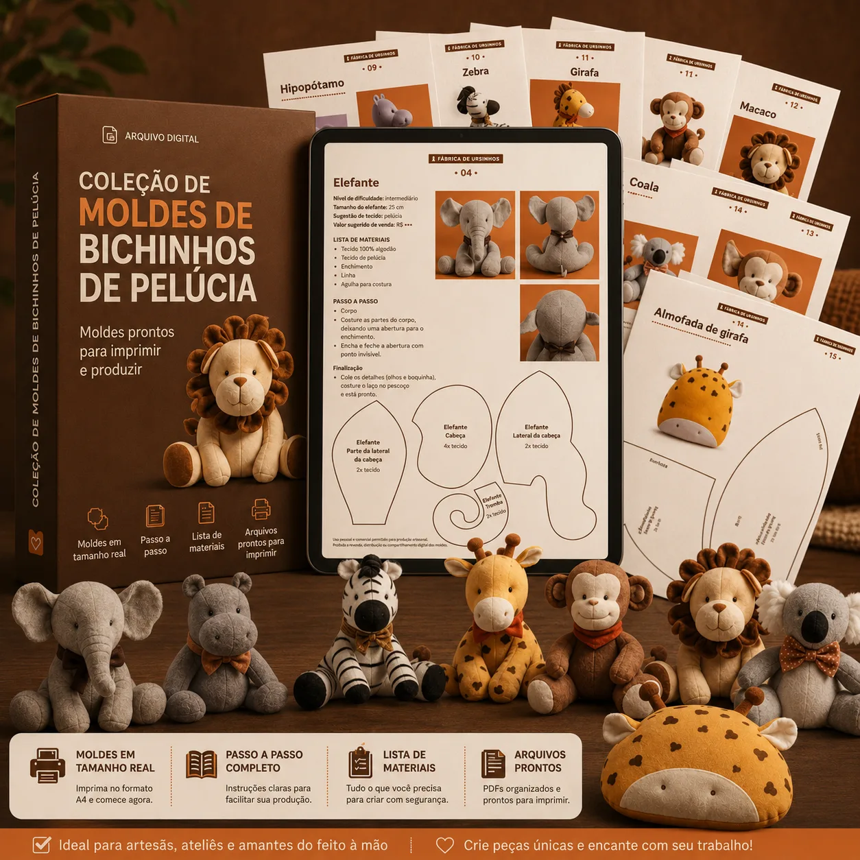 Mockup Coleção Fábrica de Ursinhos